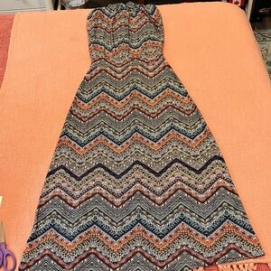 Maxi med wm’s Chevron boho Dress